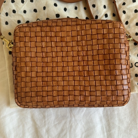 Clare V Midi Sac Natural Woven Checkered NWOT - Picture 3 of 5